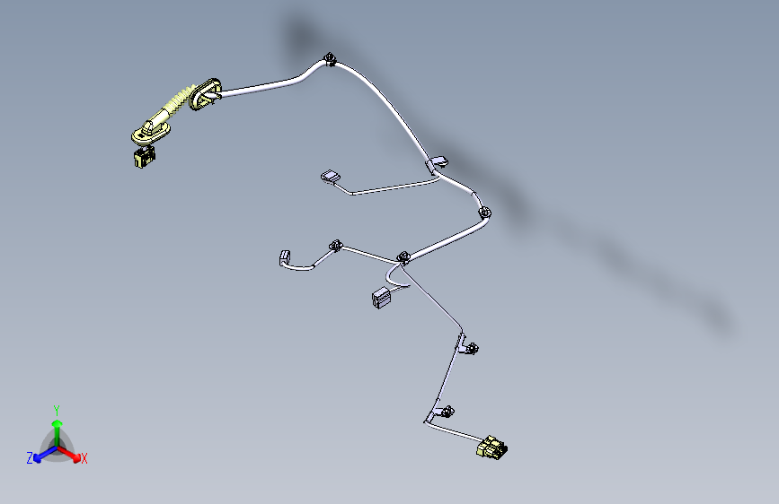 猎豹 CS9 B004002006_M_右后门线束装置图