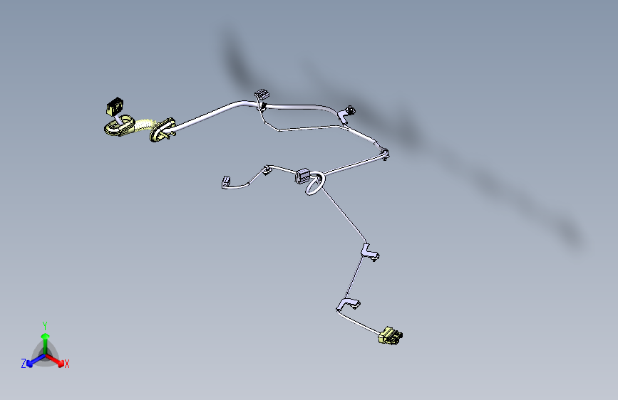 猎豹 CS9 B004002005_M_左后门线束装置图