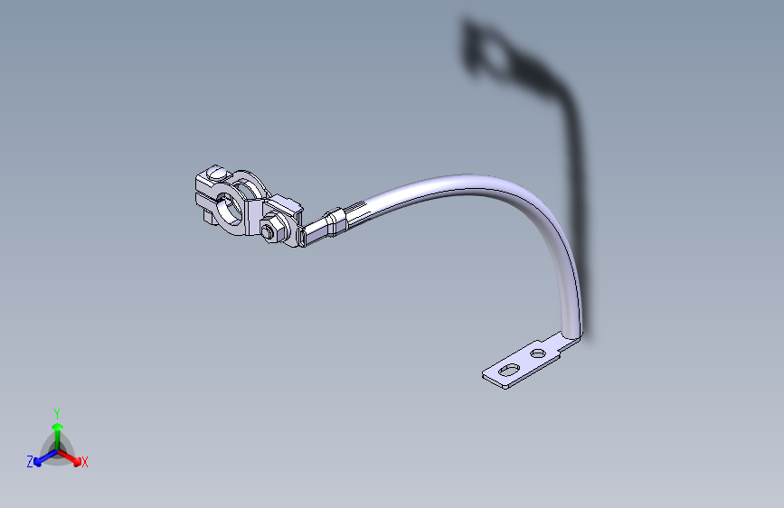 猎豹 CS9 B004011003_M_蓄电池负极线束装置图