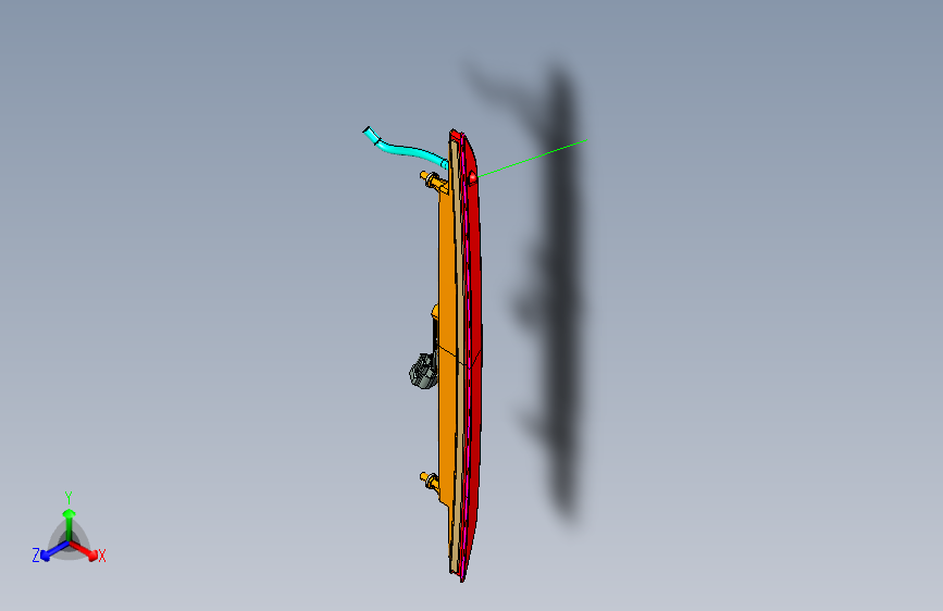 猎豹 CS9 B004134001_M_高位制动灯装置图