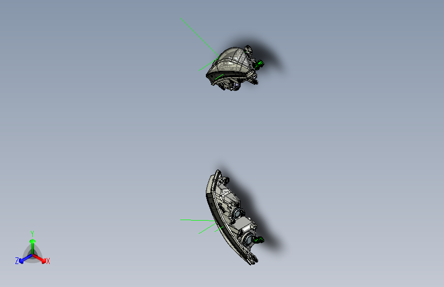 猎豹 CS9 B004121001_M_前组合灯装置图