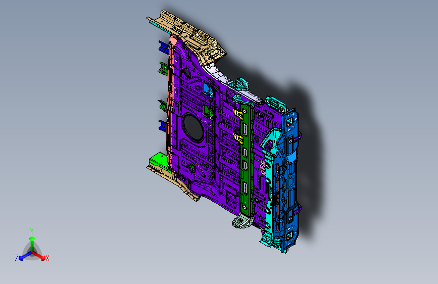 猎豹 CS9 B005133001_M_后地板装置