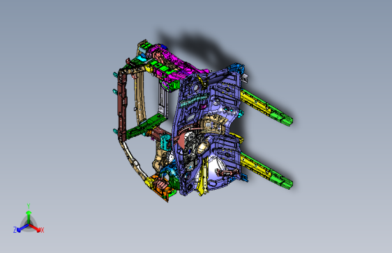 猎豹 CS9 B005000110_M_前机舱总成装置(MT)