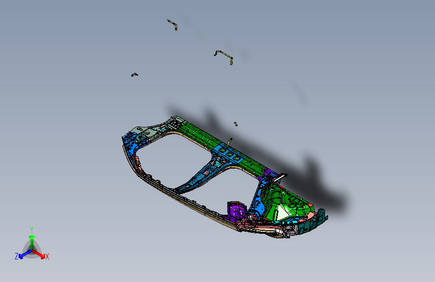 猎豹 CS9 B005401001_M_侧围总成装置