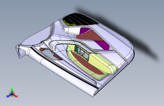 猎豹 CS9 B006102001_M_左前门内饰装置图（无警示灯）