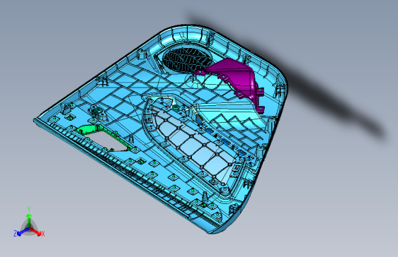 猎豹 CS9 B006202002_M_右后门内饰装置图