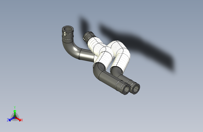 猎豹 CS9 B008101002_M_暖风水管装置图