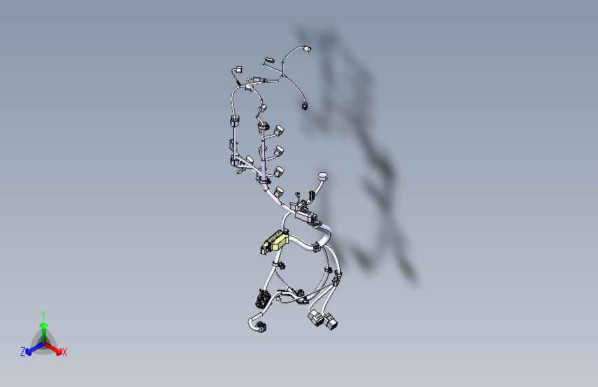 猎豹 CS9 B024001001_M_发动机线束装置图