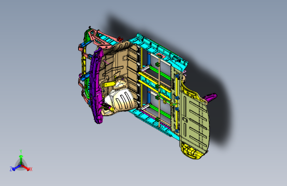 众泰知豆 车身下部总成