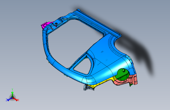 众泰知豆 右侧围
