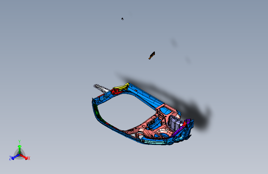 众泰知豆2EV 车身 5400(SIDE WALL)