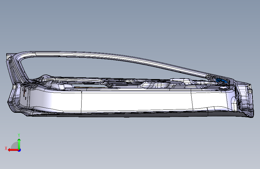众泰知豆2EV 车身 6100(SIDE DOOR) 背面视图
