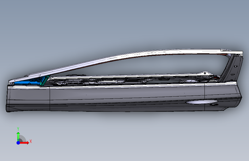 众泰知豆2EV 车身 6100(SIDE DOOR) 正面视图