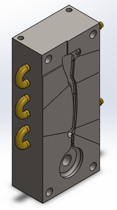 三片式铝A380离合器模具