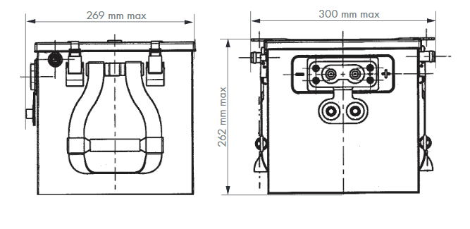 飞机用SAFT 2376电池。