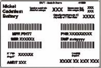 飞机用SAFT 2376电池。