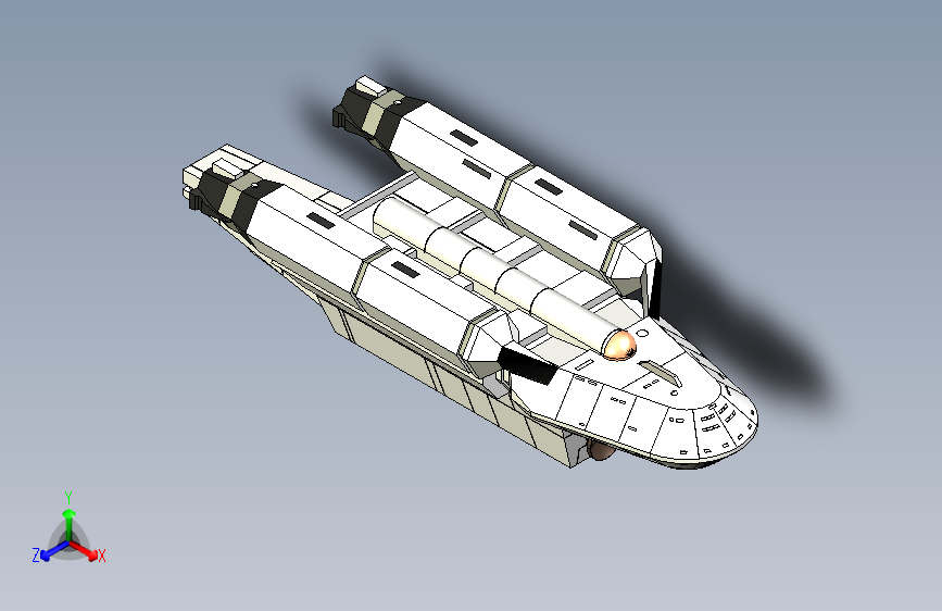 《星际迷航太空飞行年表》中的巡洋舰设计