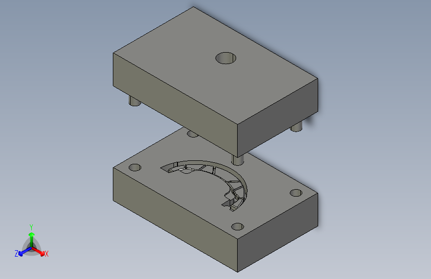 双板高压铸造模具组件自行车制动蹄