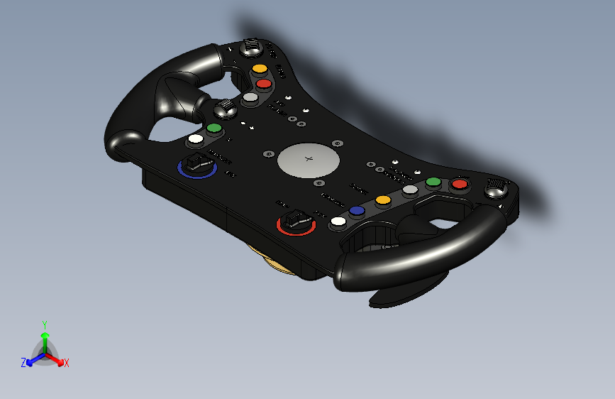 法拉利488 GT3赛车方向盘