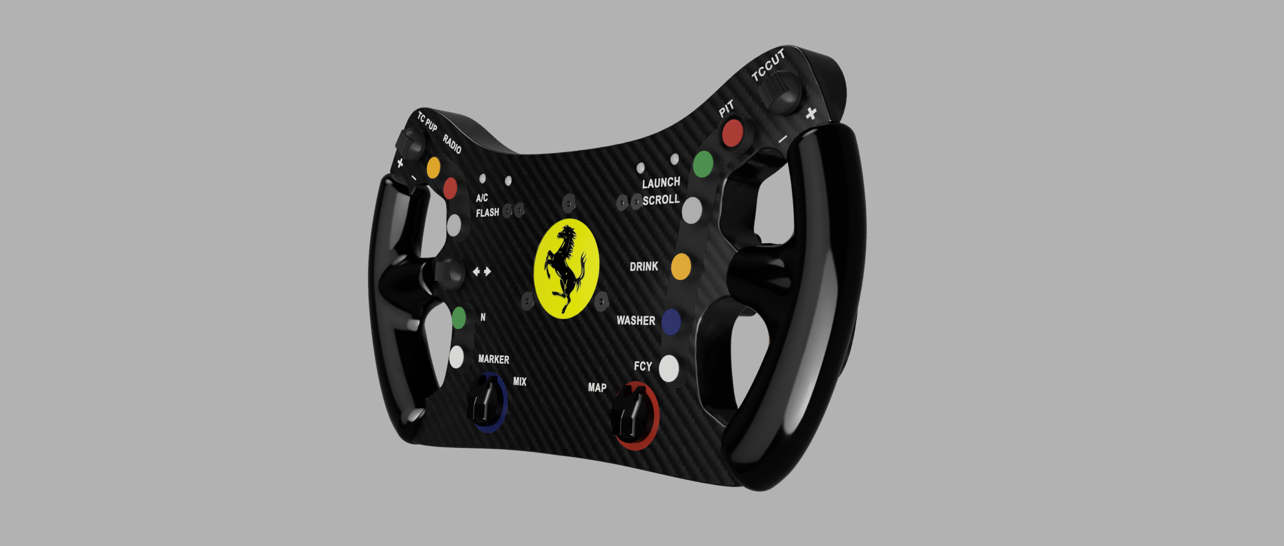 法拉利488 GT3赛车方向盘