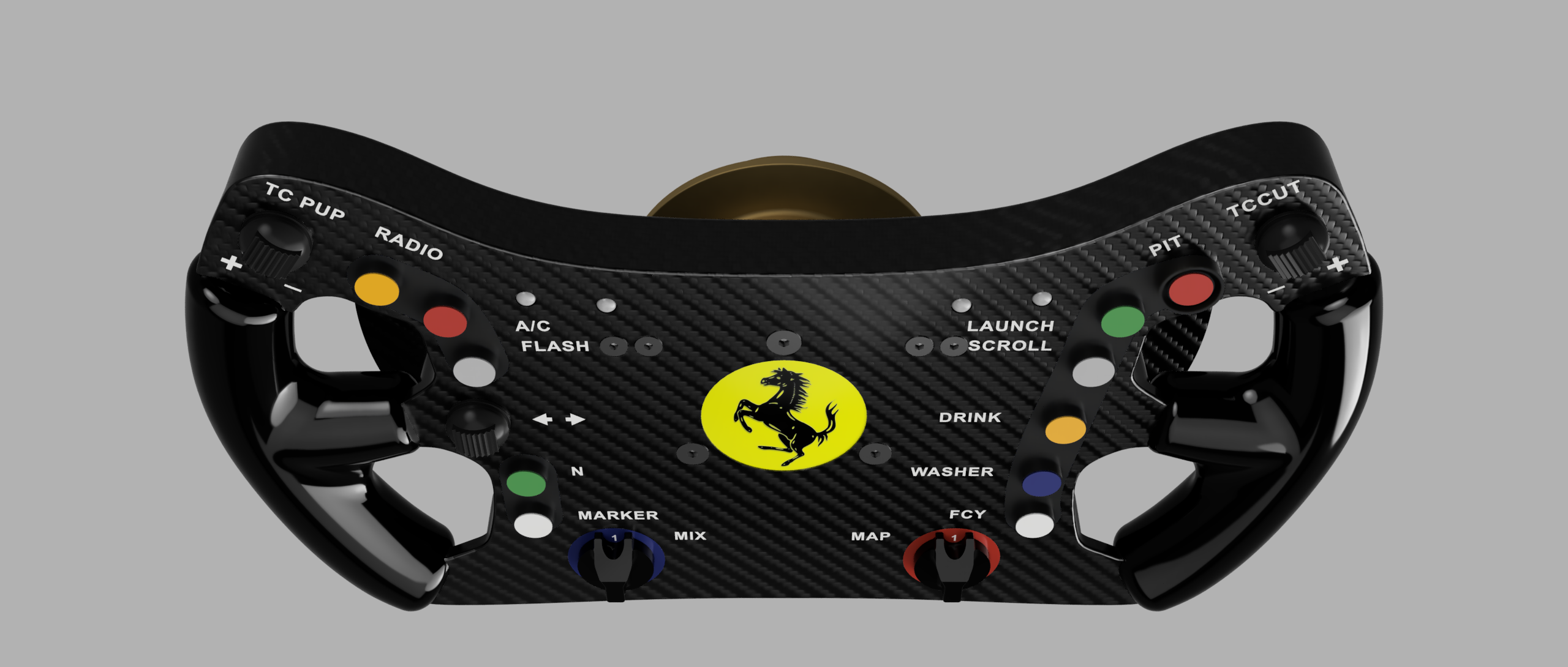 法拉利488 GT3赛车方向盘