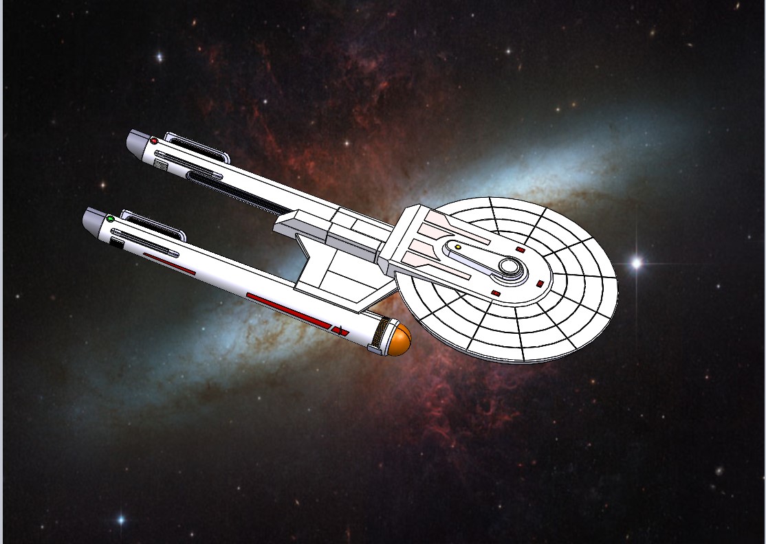 星际迷航飞船 哈尔伯德级驱逐舰
