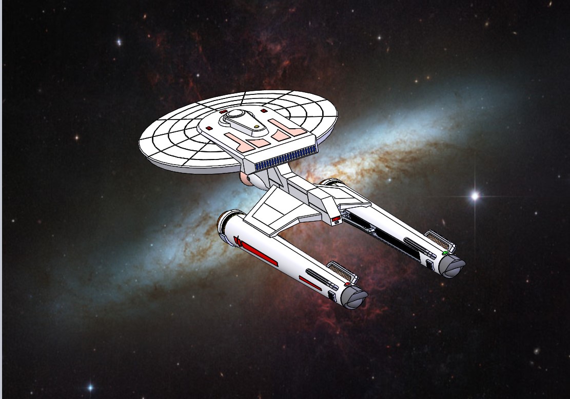 星际迷航飞船 哈尔伯德级驱逐舰
