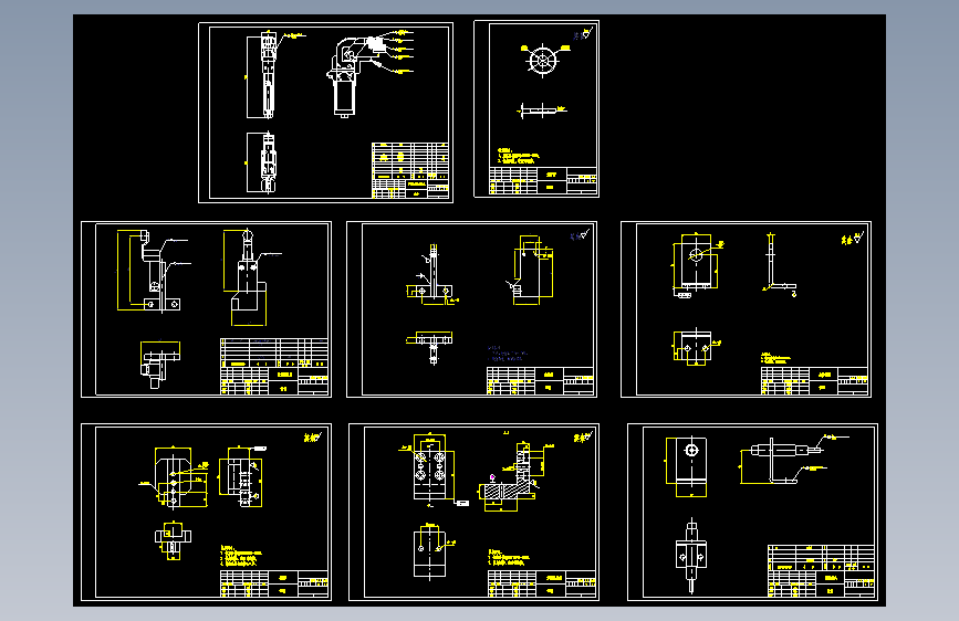 多孔位射线探头架1496395==wb20