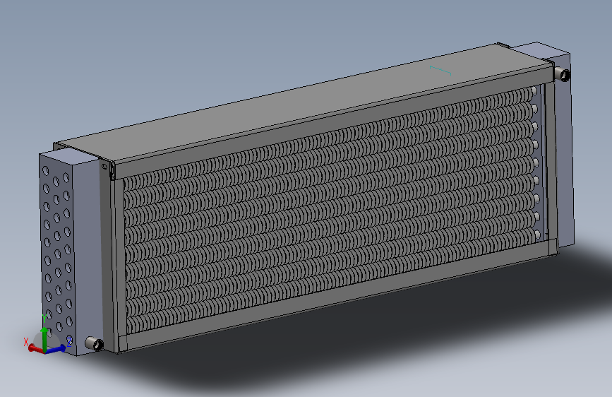 翅片管单程换热器