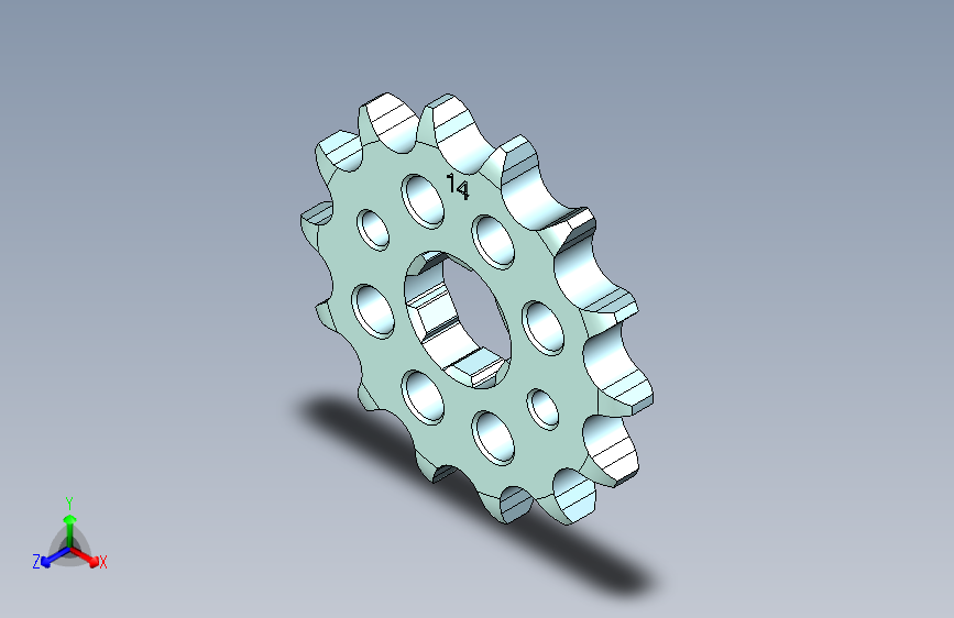链轮 14T 428 驱动器