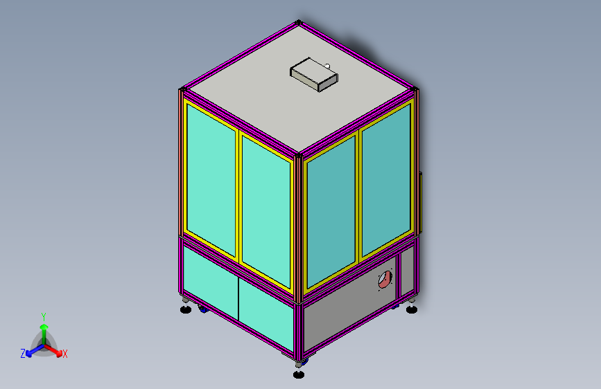 电路板五轴点胶机模型
