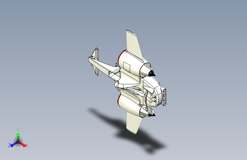 概念飞机3D模型
