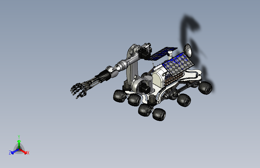 “月球流浪者”号六轮月球探测车