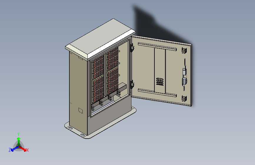 海军旋卡式电缆交接箱