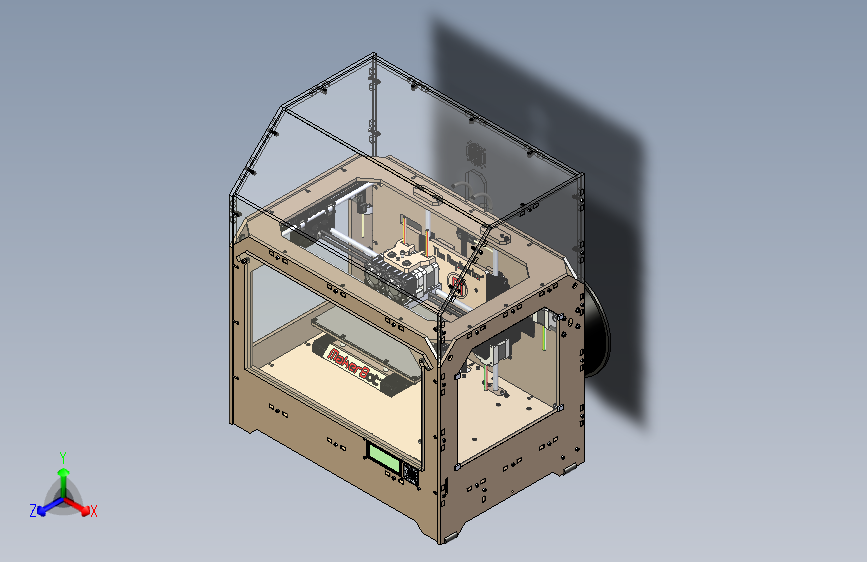 3D打印机(双色双喷头打印)全套模型图纸