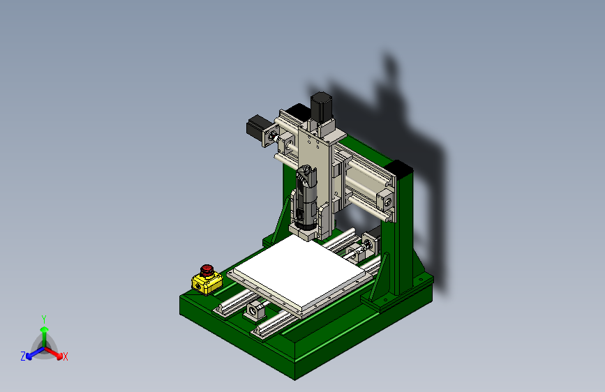 3轴龙门式雕铣机