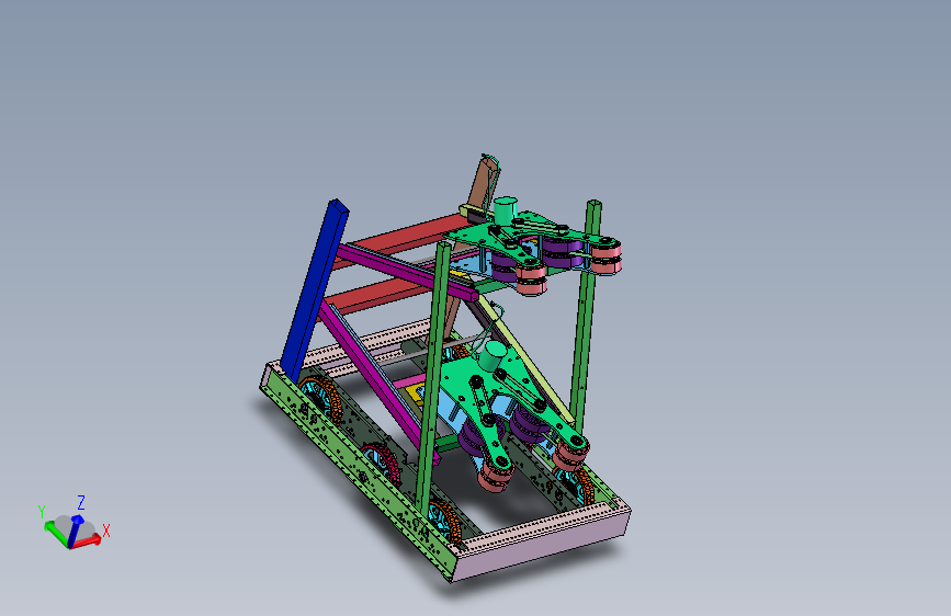 比赛机器人车 STEP格式