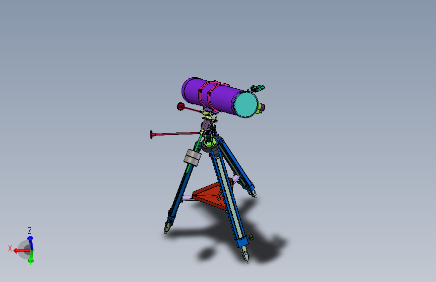 天文望远镜 STP格式