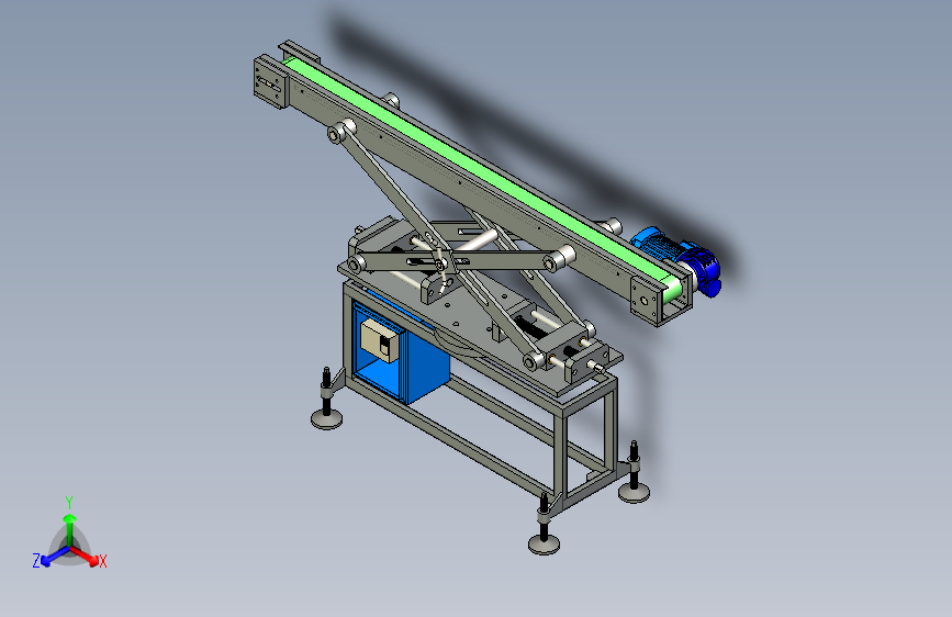 可调皮带输送机