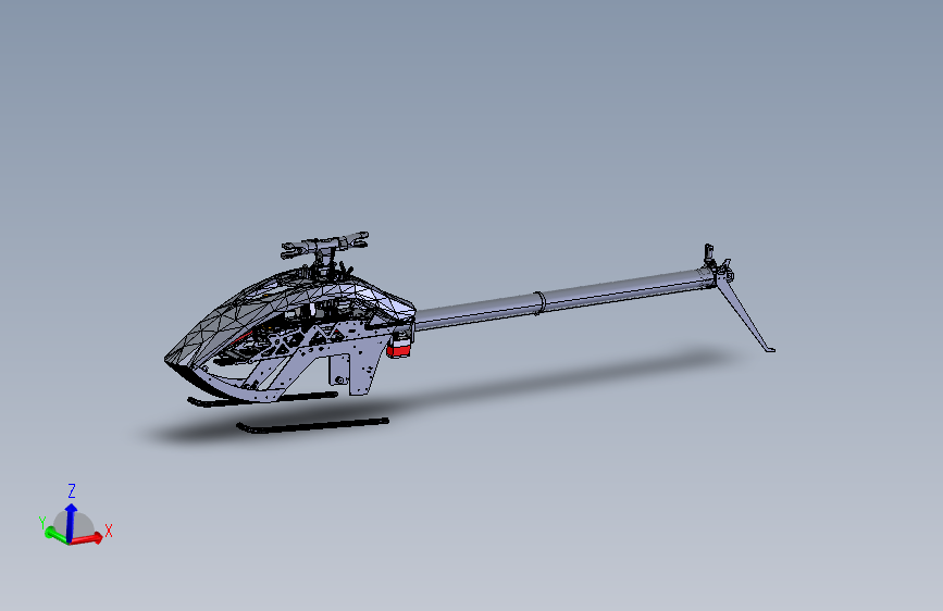 遥控直升机  STEP格式