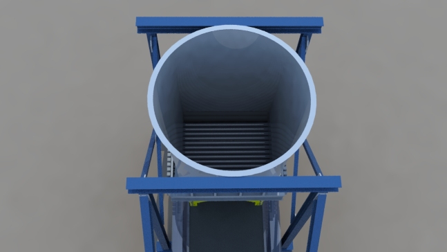 水泥制造中的原材料喂料而设计的大宗物料处理系统