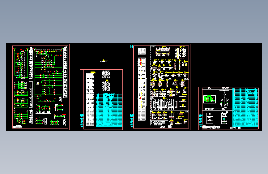 KYN28A-12型中置柜高压电动机控制出线柜原理图