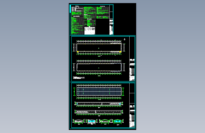 北方鸡舍建筑施工CAD图纸