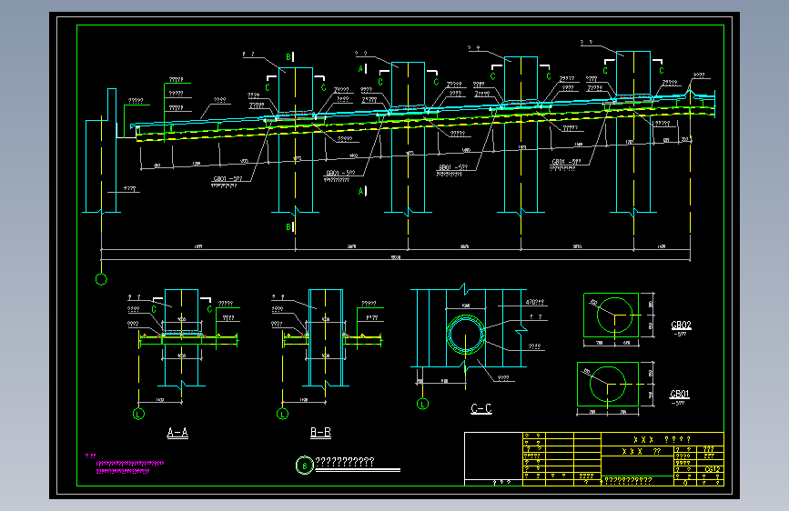 钢结构彩钢板屋面开洞节点详图