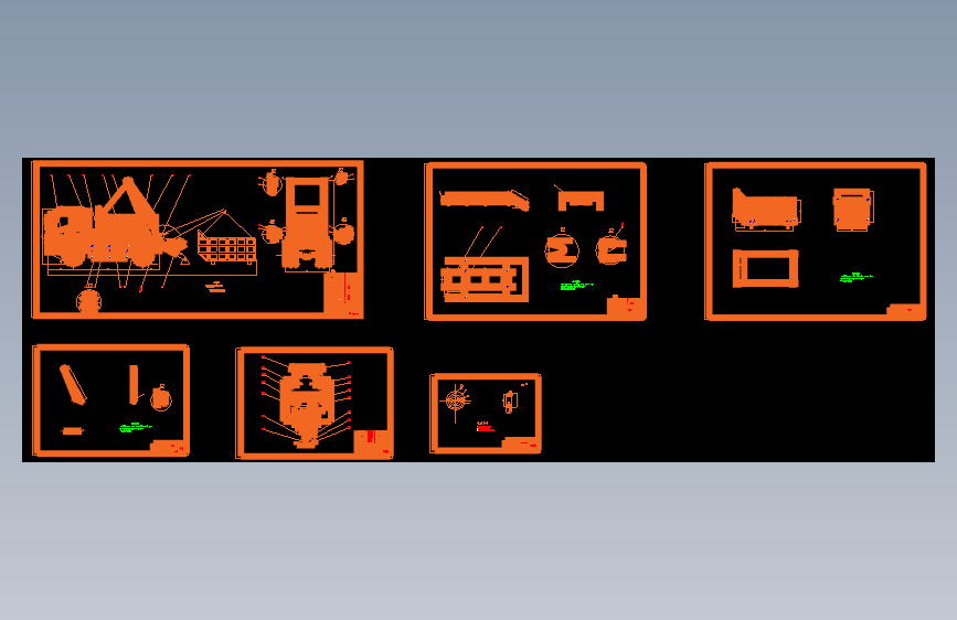 CLGC0007 12吨摆臂式自卸汽车改装设计