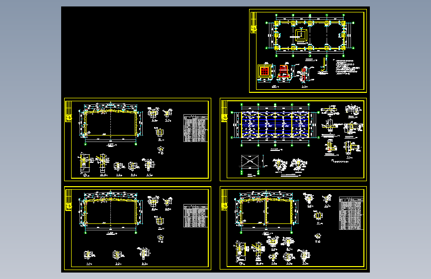 某厂房钢结构设计施工图纸（全套）