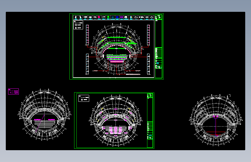 某地区酒吧舞台灯光照明设计cad图