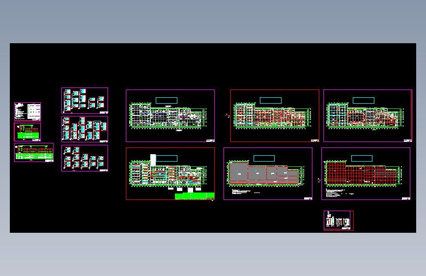 某地区屠宰车间电气cad设计施工图