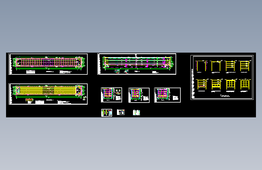某地铁车站基坑支护设计图（基坑深约23m）
