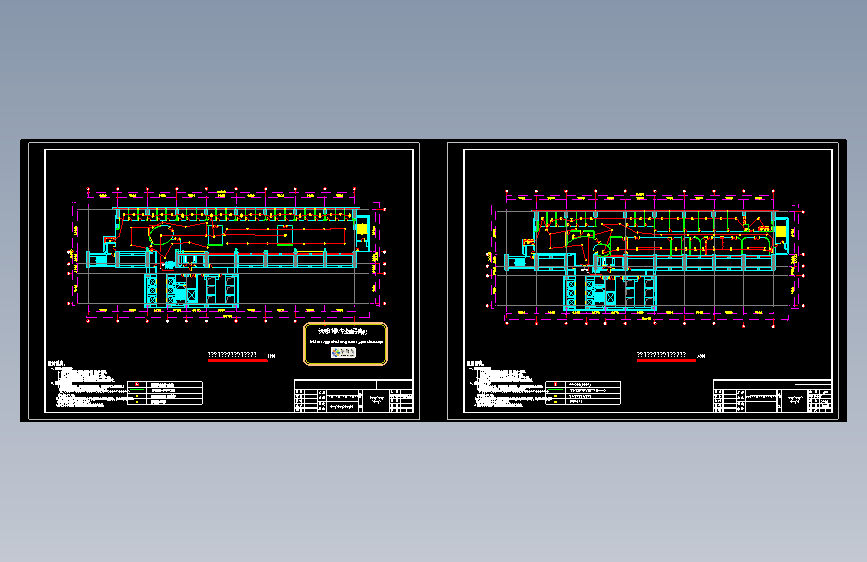 某广场消防报警系统平面布置图